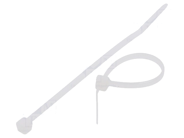 Kabelbinder; L: 80mm; W: 2,5mm; polyamide; 80N; natuurlijk Kabelbinder; L: 80mm; W: 2,5mm; polyamide; 80N; natuurlijk
